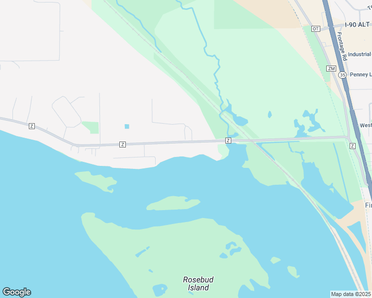 map of restaurants, bars, coffee shops, grocery stores, and more near W7153 County Road Z in Onalaska