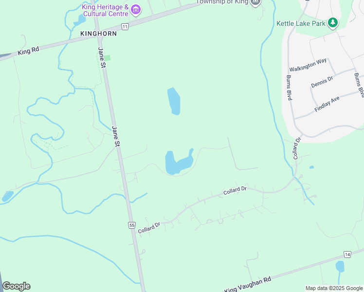 map of restaurants, bars, coffee shops, grocery stores, and more near 250 South Summit Farm Road in King City
