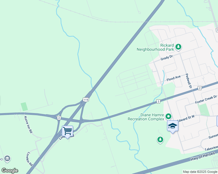 map of restaurants, bars, coffee shops, grocery stores, and more near 302 Given Road in Newcastle