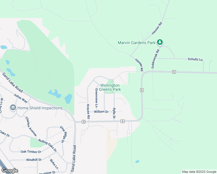 map of restaurants, bars, coffee shops, grocery stores, and more near 2372 Krause Road in Onalaska