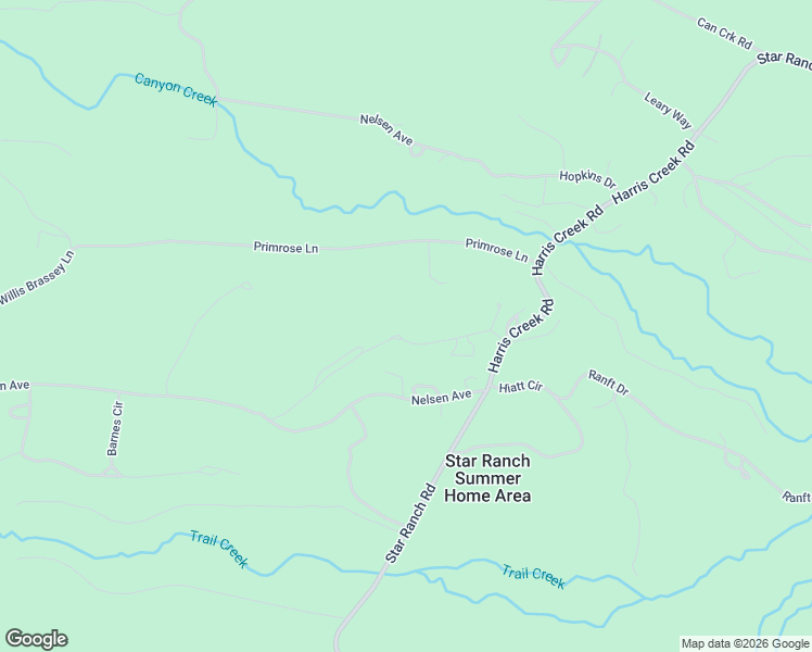 map of restaurants, bars, coffee shops, grocery stores, and more near 20 Fairchild Road in Idaho City