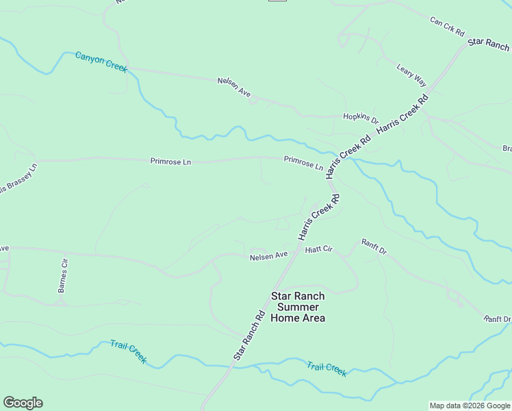map of restaurants, bars, coffee shops, grocery stores, and more near 20 Fairchild Way in Idaho City