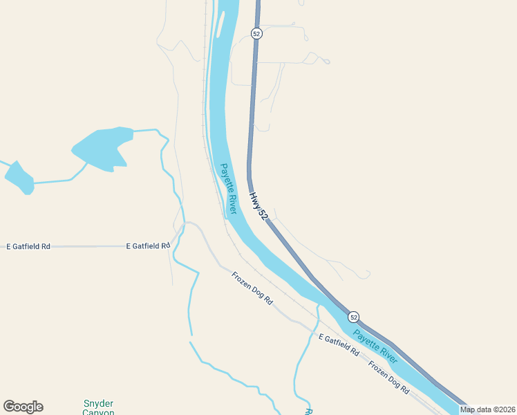 map of restaurants, bars, coffee shops, grocery stores, and more near 11710 Idaho 52 in Horseshoe Bend