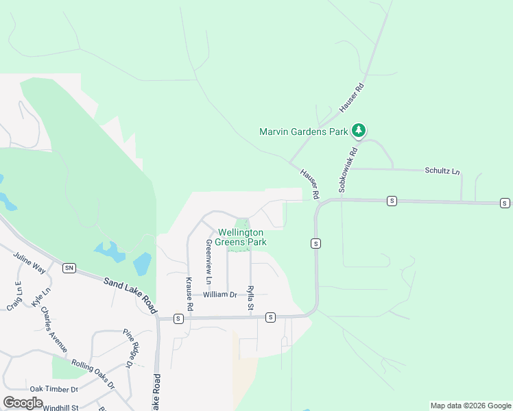 map of restaurants, bars, coffee shops, grocery stores, and more near 2417 Krause Road in Onalaska