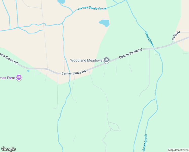 map of restaurants, bars, coffee shops, grocery stores, and more near 31510 Camas Swale Road in Creswell