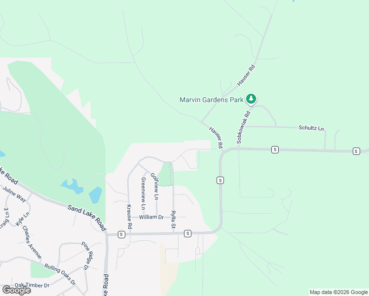 map of restaurants, bars, coffee shops, grocery stores, and more near 2417 Krause Rd in Onalaska