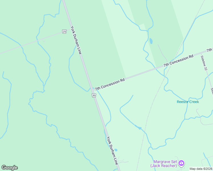 map of restaurants, bars, coffee shops, grocery stores, and more near 28 Concession Road 7 in Goodwood