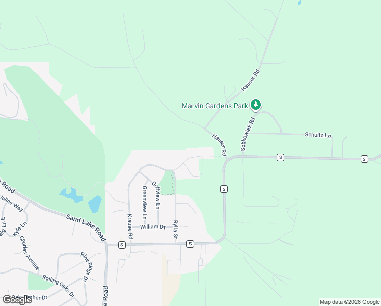 map of restaurants, bars, coffee shops, grocery stores, and more near 2417 Krause Road in Onalaska