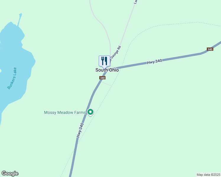 map of restaurants, bars, coffee shops, grocery stores, and more near 28 Ohio Station Road in South Ohio