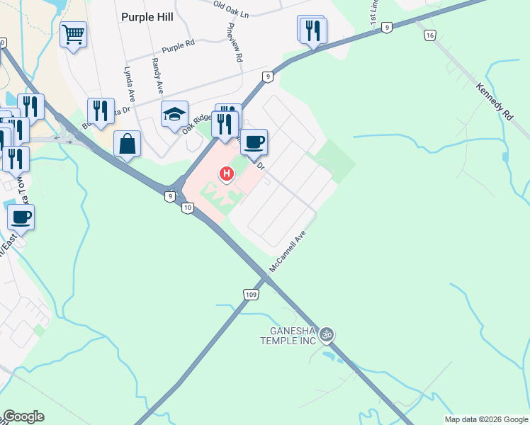 map of restaurants, bars, coffee shops, grocery stores, and more near 334 Jay Crescent in Orangeville