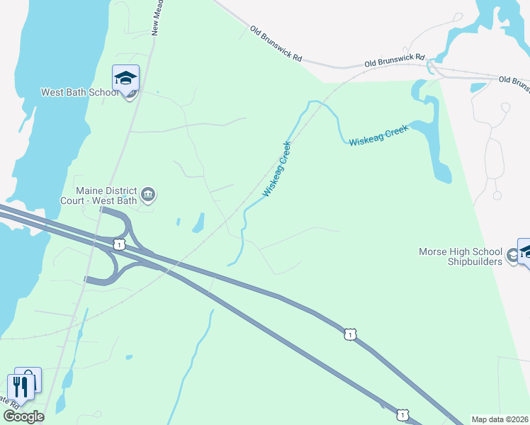 map of restaurants, bars, coffee shops, grocery stores, and more near 3 Tonal Lane in West Bath