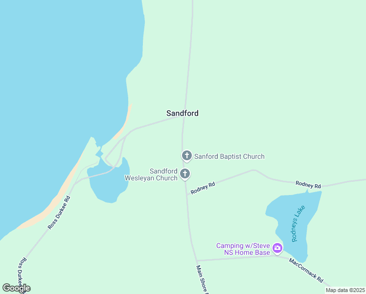 map of restaurants, bars, coffee shops, grocery stores, and more near Main Shore Road in Yarmouth