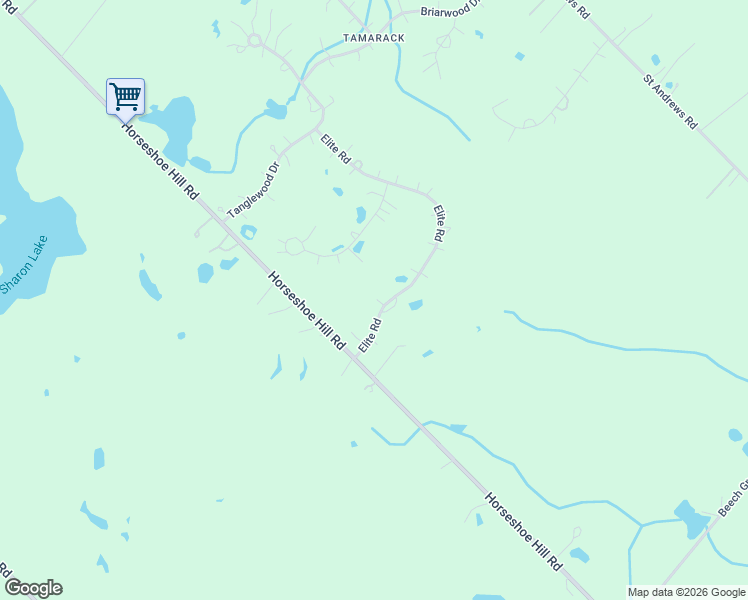 map of restaurants, bars, coffee shops, grocery stores, and more near 8 Elite Road in Caledon Village