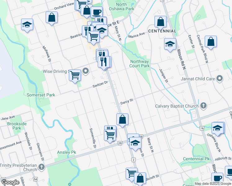 847 Simcoe Street North, Oshawa ON Walk Score