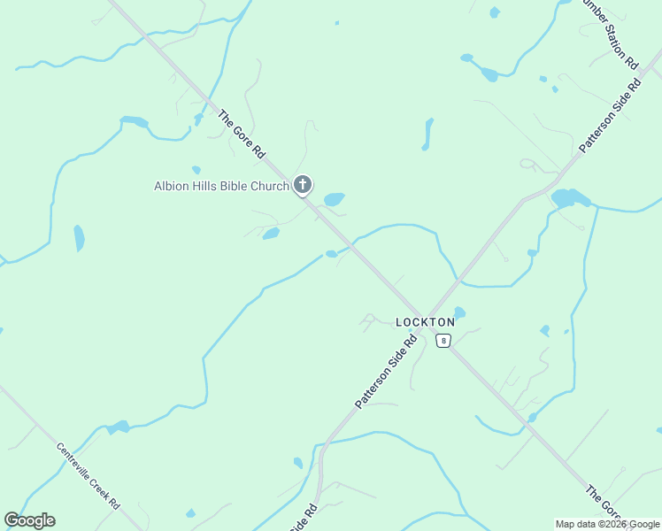 map of restaurants, bars, coffee shops, grocery stores, and more near 17130 The Gore Road in Caledon East