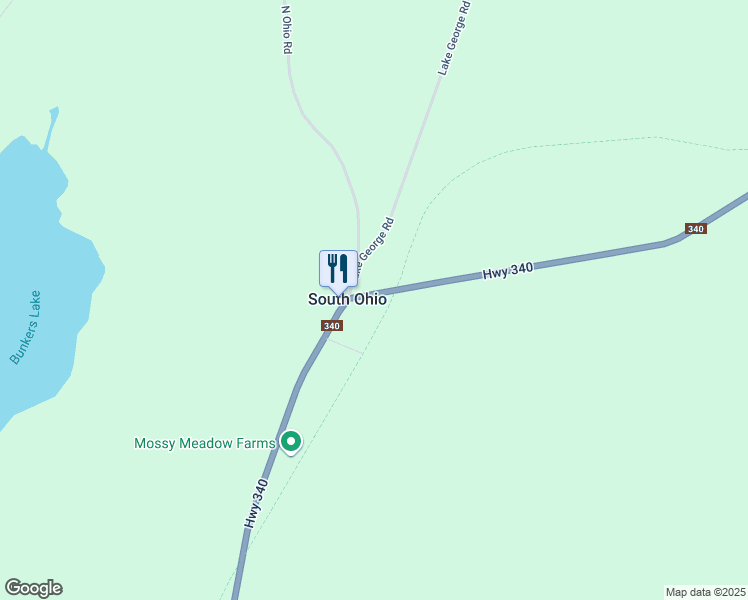 map of restaurants, bars, coffee shops, grocery stores, and more near 888 Nova Scotia 340 in South Ohio