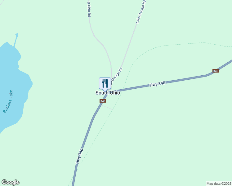 map of restaurants, bars, coffee shops, grocery stores, and more near 888 Nova Scotia 340 in South Ohio