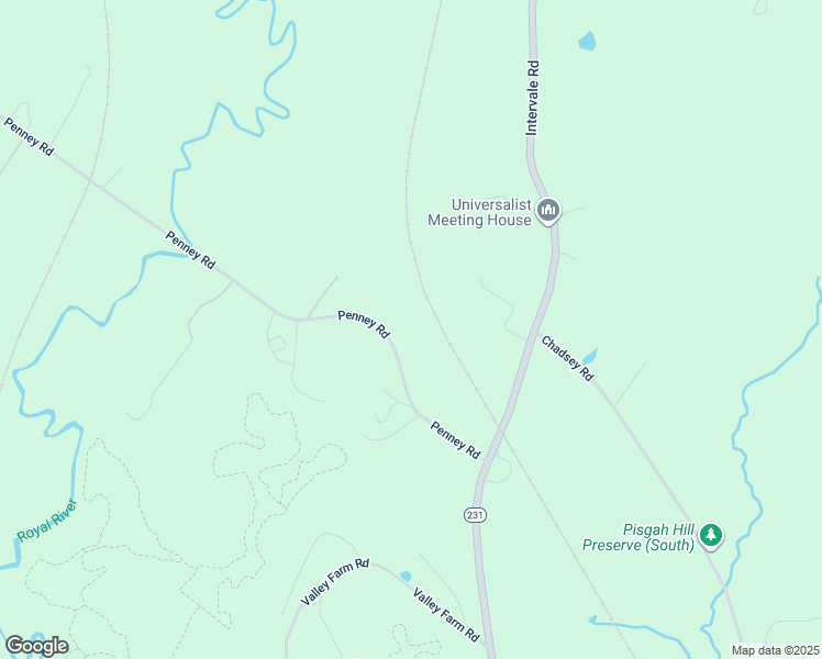 map of restaurants, bars, coffee shops, grocery stores, and more near 584 Penney Road in New Gloucester