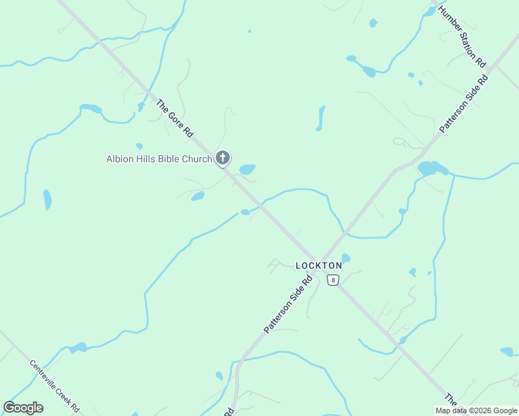 map of restaurants, bars, coffee shops, grocery stores, and more near 17130 Peel Regional Road 8 in Caledon East