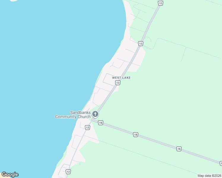 map of restaurants, bars, coffee shops, grocery stores, and more near 1818 County Road 12 in Prince Edward