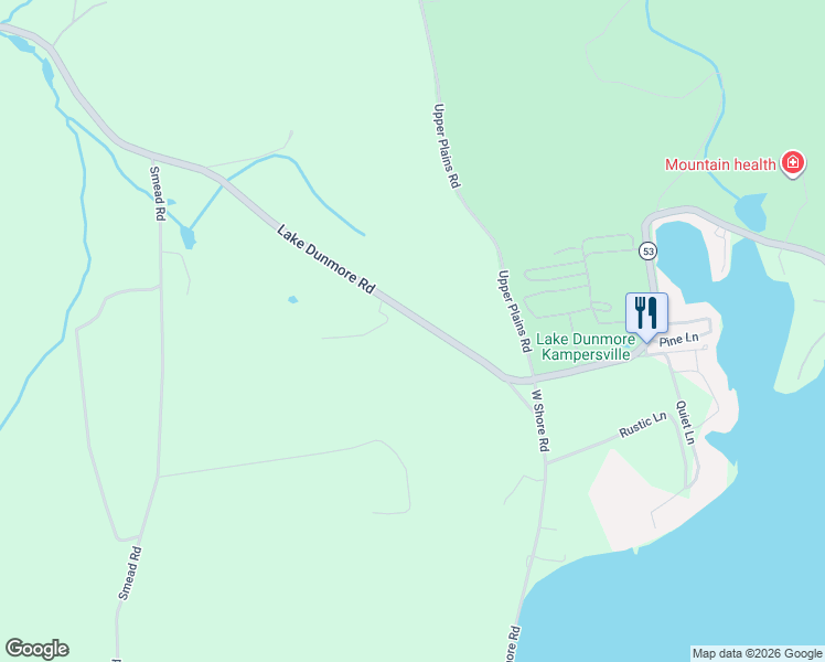 map of restaurants, bars, coffee shops, grocery stores, and more near 1108 Lake Dunmore Road in Salisbury