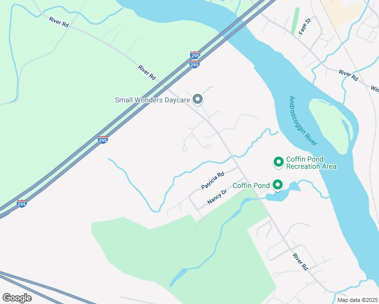 map of restaurants, bars, coffee shops, grocery stores, and more near 32 Surprenant Circle in Brunswick