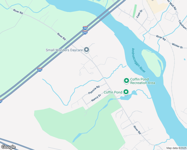 map of restaurants, bars, coffee shops, grocery stores, and more near 23 Sadler Drive in Brunswick