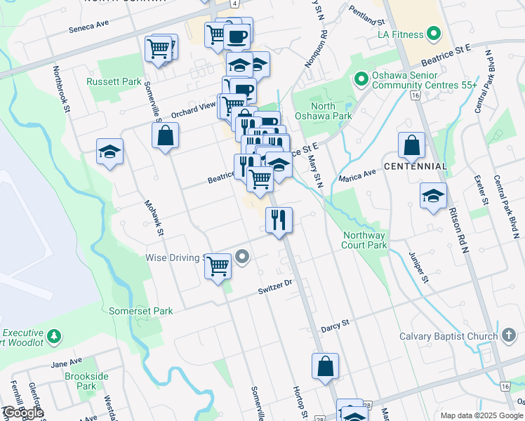 1000 Simcoe Street North, Oshawa ON Walk Score