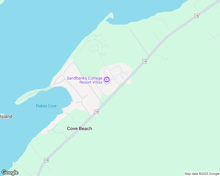 map of restaurants, bars, coffee shops, grocery stores, and more near 392 County Road 18 in Prince Edward