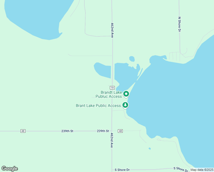 map of restaurants, bars, coffee shops, grocery stores, and more near 23867 462nd Avenue in Wentworth