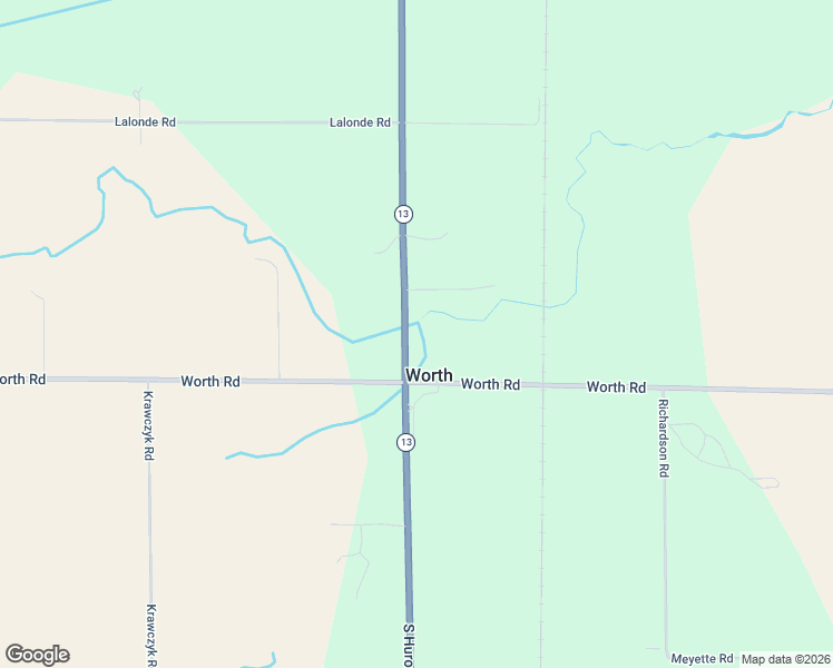 map of restaurants, bars, coffee shops, grocery stores, and more near in Worth