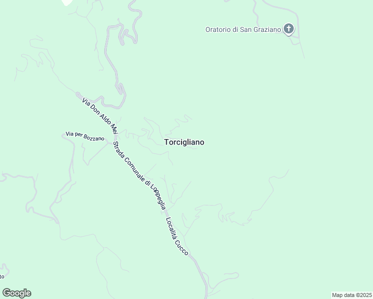 map of restaurants, bars, coffee shops, grocery stores, and more near 3 Strada Vicinale del Giardino in Provincia di Lucca