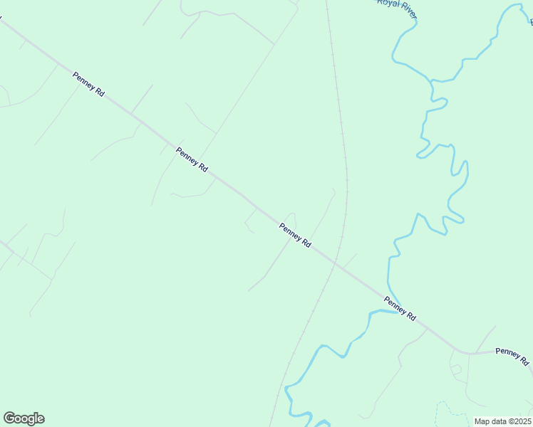 map of restaurants, bars, coffee shops, grocery stores, and more near 350-408 Penny Road in New Gloucester