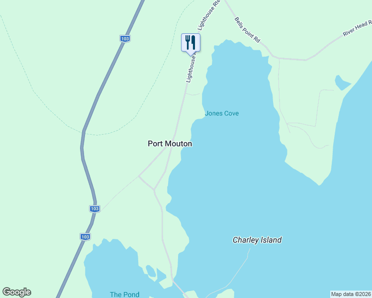 map of restaurants, bars, coffee shops, grocery stores, and more near in Port Mouton