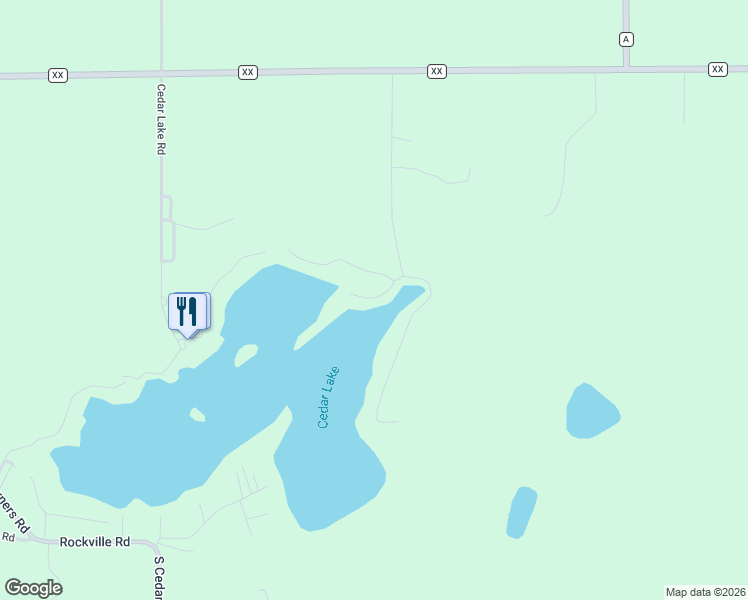 map of restaurants, bars, coffee shops, grocery stores, and more near 14118 Rokilio Road in Kiel