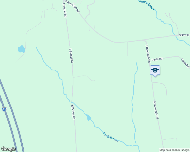 map of restaurants, bars, coffee shops, grocery stores, and more near 867 East Bethel Road in Randolph