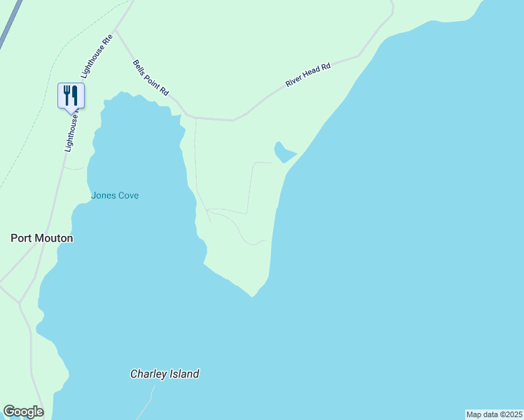 map of restaurants, bars, coffee shops, grocery stores, and more near 258 Bells Point Road in Port Mouton