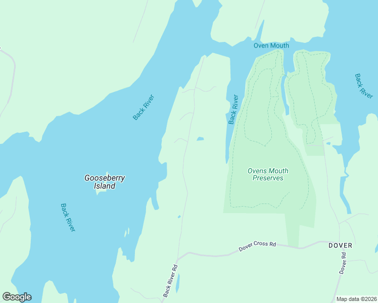 map of restaurants, bars, coffee shops, grocery stores, and more near 871 Back River Road in Boothbay