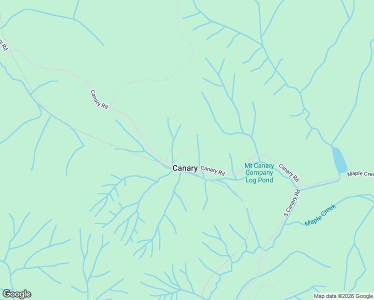 map of restaurants, bars, coffee shops, grocery stores, and more near 6895 Canary Road in Lane County