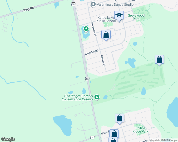 map of restaurants, bars, coffee shops, grocery stores, and more near 33 Heather Drive in Richmond Hill