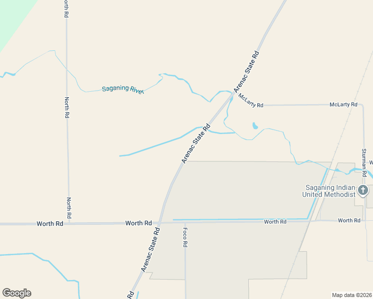 map of restaurants, bars, coffee shops, grocery stores, and more near 5400 Arenac State Road in Standish