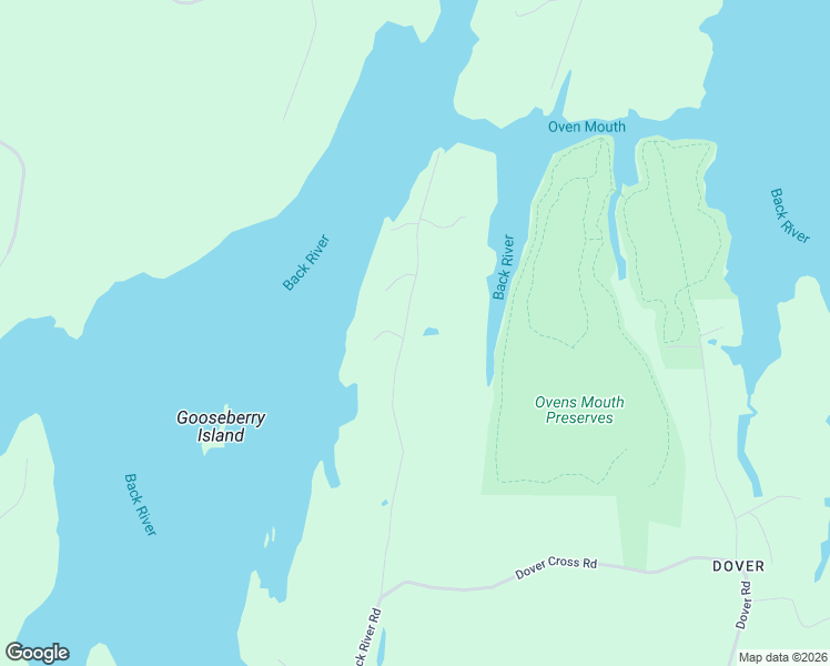map of restaurants, bars, coffee shops, grocery stores, and more near 871 Back River Road in Boothbay