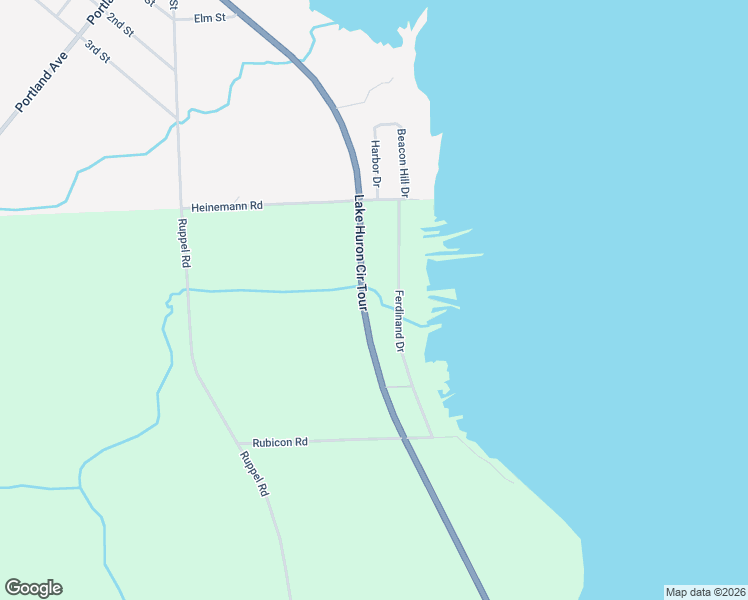 map of restaurants, bars, coffee shops, grocery stores, and more near 4411-4499 North Lakeshore Road in Port Hope