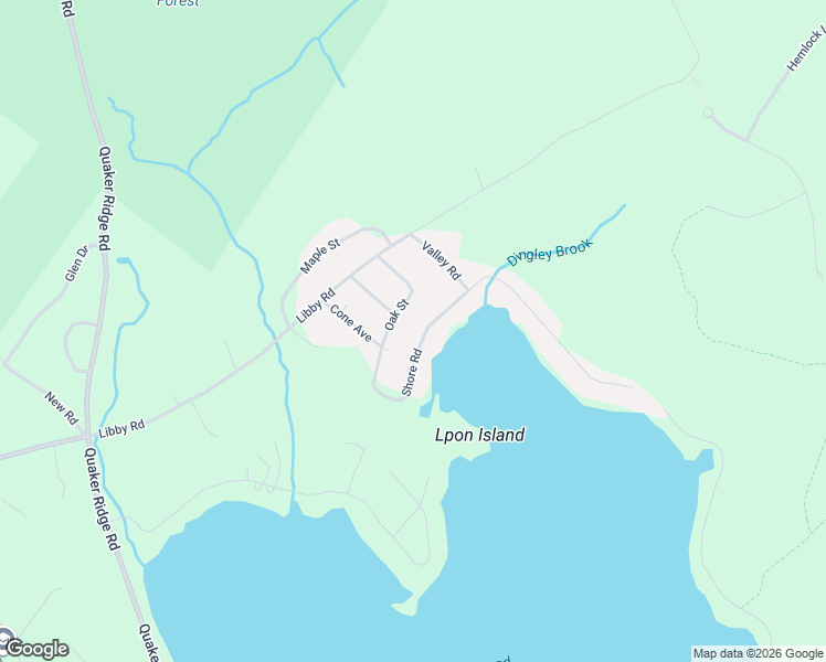 map of restaurants, bars, coffee shops, grocery stores, and more near 60 Thomas Pond Shore Road in Casco