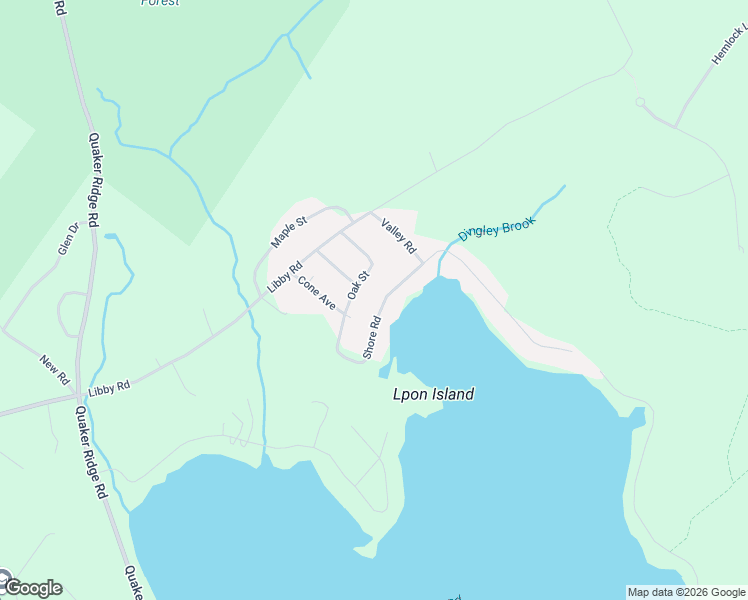 map of restaurants, bars, coffee shops, grocery stores, and more near 60 Thomas Pond Shore Road in Casco