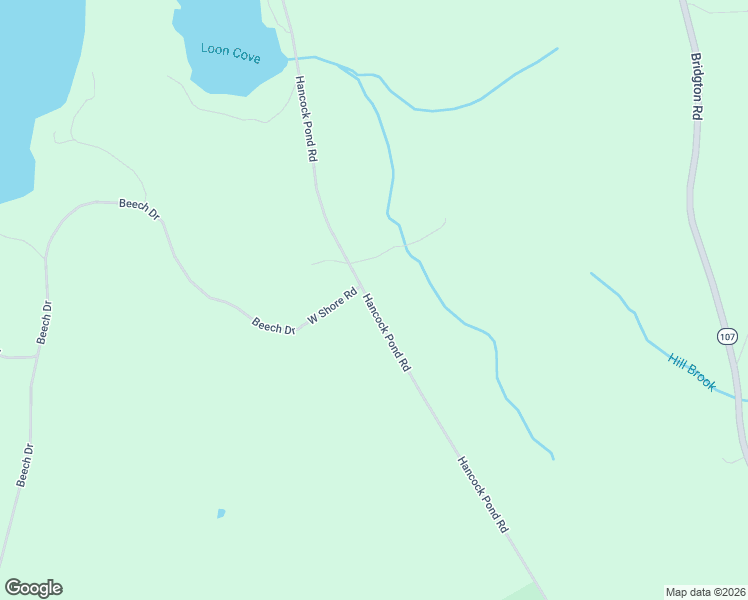 map of restaurants, bars, coffee shops, grocery stores, and more near 424 Hancock Pond Road in Sebago