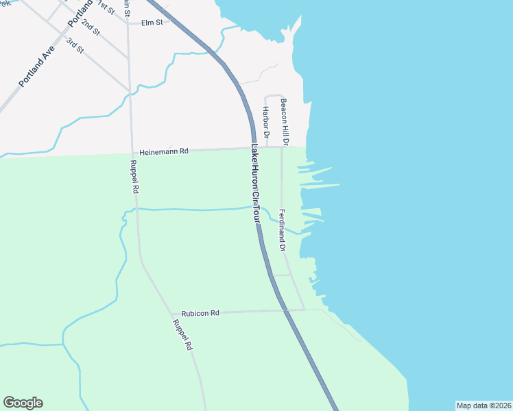 map of restaurants, bars, coffee shops, grocery stores, and more near 4411 North Lakeshore Road in Port Hope