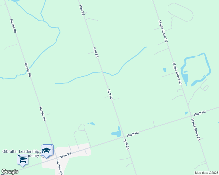 map of restaurants, bars, coffee shops, grocery stores, and more near 3267 Holt Road in Bowmanville