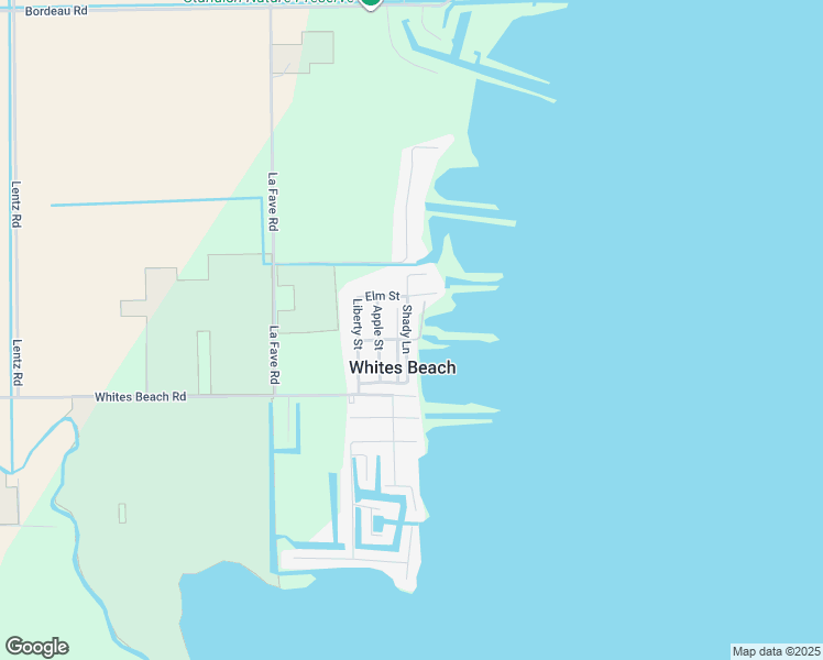 map of restaurants, bars, coffee shops, grocery stores, and more near White St in Standish