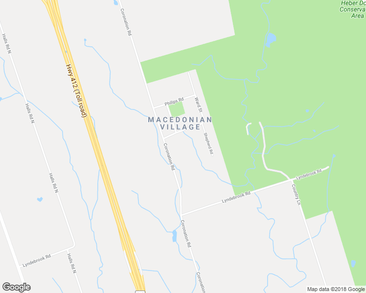 map of restaurants, bars, coffee shops, grocery stores, and more near 5217 Coronation Road in Whitby